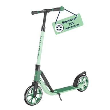 HUDORA BigWheel® 205 Advanced Scooter - Komfortabler Aluminium-Roller für bis zu 100kg - Höhenverstellbarer & zusammenklappbarer Tretroller - Kick-Scooter für Kinder/Jugendliche & Erwachsene