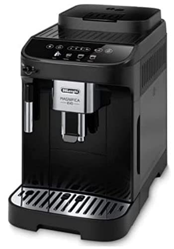 De'Longhi Magnifica Evo ECAM290.22.B, Automatische Kaffeemaschine mit Milchaufschäumer, Kompakt, Bean-to-Cup Kaffeevollautomat, Manuelles Milchaufschäumen, 4 Rezepte, Soft Touch Farbdisplay, Schwarz