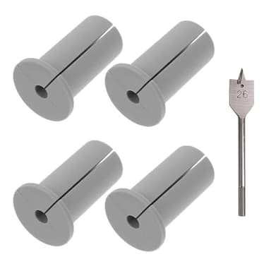 4PCS Kabelführungsset für Starlink, Wanddurchführungen für Wanddurchführung Kabel für Starlink Kabelrouter und Ethernet Adapter (Grau)