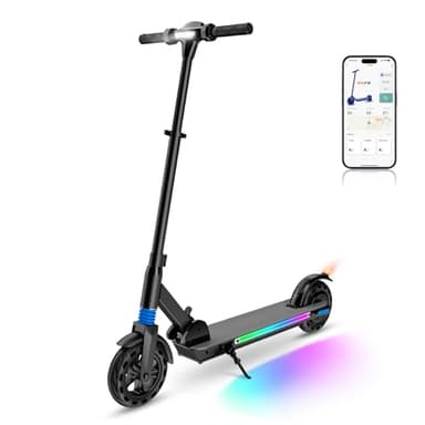 E-RIDES E Scooter Kinder, Elektroroller für Jugendliche | 150W Motor, 20km Reichweite,LED-Anzeige, Klappbar & Höhenverstellbar | Sicherer Freizeit-Scooter, Perfekt als Geburtstags