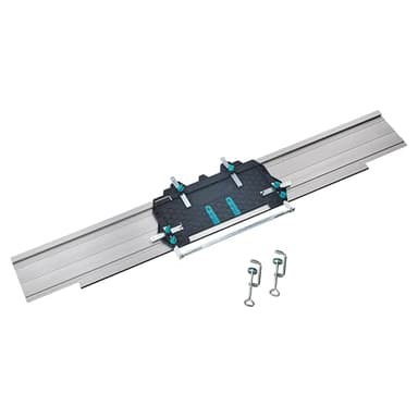 wolfcraft FKS 145 - Führungsschiene für Handkreissägen I 6913000 I für Schnitte bis 110 cm I für netzbetriebene und Akku- Handkreissägen