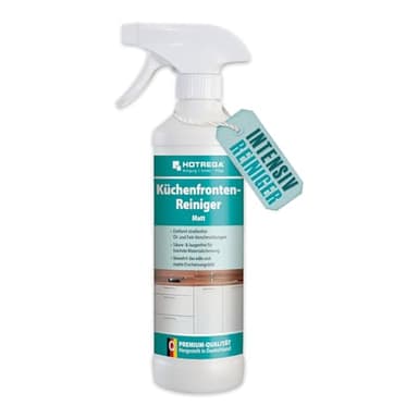 HOTREGA Küchenfronten Reiniger matt 500 ml, Küchenreiniger, Entfetter, streifenfrei, materialschonend