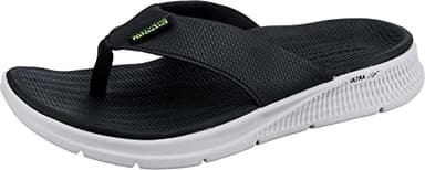 Skechers Herren GO CONSISTENT Sandal SYNTHWAVE Flip-Flop, BLK, 41 EU