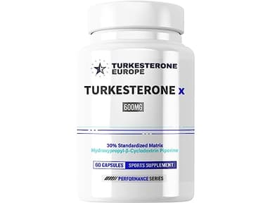 Turkesterone X 30% Komplex mit HydroPerine™ – 60 Kapseln (600mg) – Turkesterone Europe®
