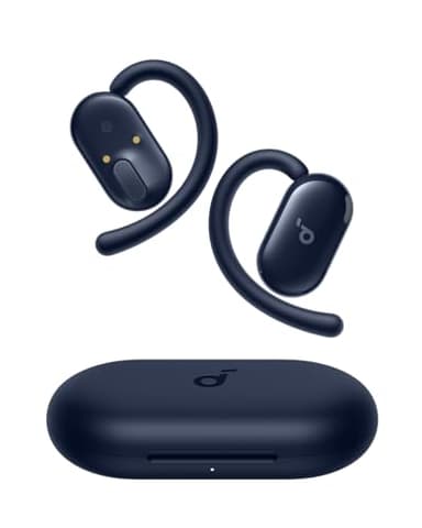soundcore V20i von Anker Open-Ear Kopfhörer, verstellbare Ohrhaken, komfortabel, fester Halt, starker Bass, rauschfreie Telefonate, IP55, LED, 36h Spielzeit,Bluetooth 5.4 Earbuds,Multipoint Connection