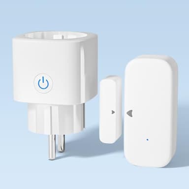 Fensterkontaktschalter Dunstabzugshaube, Funk Abluftsteuerung, Fensterschalter für Kamin, Kontaktschalter mit Fenster Magnetschalter für Dunstabzugshaube