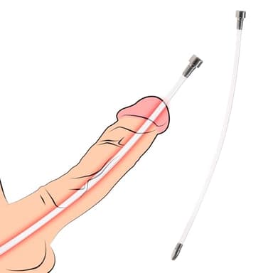 Katheter Harnröhre Mann Sounding Männer mit Silikon Schlauch Harnröhren Dilatatoren Männer Dilatoren für Männer Hohl Katheter Set für Männer Urethral Play Sex Spielzeug für die Männer Prostata（5/6mm）