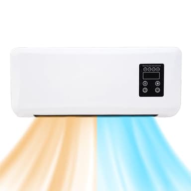 Split-Klimaanlage Klimaanlage Mobil,Wand Klimaanlage Ohne Außengerät, Tragbare Wandmontierte Wärmepumpe Für Schlafzimmer, Wohnung (Keine kalte Luft, nur normale Luft und warme Luft)