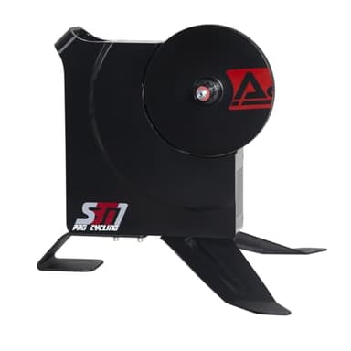 AsVIVA SBT1 Rollentrainer Fahrrad | Heimtrainer Fahrrad | Elektromagnetischer Widerstand | 2000 Watt, 20 % Steigung, elektronische Verstellung | Rennradtraining Zuhause | Smart Trainer