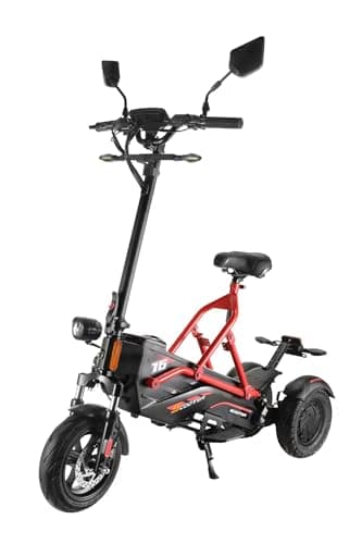 TODIMART Elektroroller für Erwachsene,Reichweite 65 km 48V 22,5AH Herausnehmbarer Akku Klappbarer Lenke und 150 kg Belastung F-020