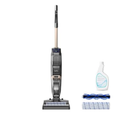 eufy clean WetVac W31, kabelloser All-in-One-Nass-Trockensauger und Wischmopp mit selbstreinigender und selbsttrocknender Technologie für Harte Böden und Teppiche, ideal für den täglichen Einsatz