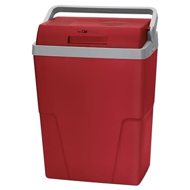 Clatronic® Kühlbox Auto | Robustes Gehäuse | elektrische Kühlbox 12v 230v | Camping Kühlschrank 22L | Auto Kühlbox | Auto Kühlschrank KB 3713 rot