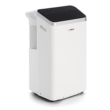 Bosch Cool 5000 Mobiles Klimagerät - 3-in-1 Klimaanlage, Luftentfeuchter, Ventilator - 3,4 kW für Räume bis zu 46 m² - Mit Auto-Modus, Silent-Modus & Sleep-Modus