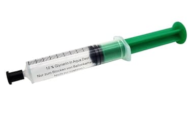 Blockerspritze 10 Stück | 10ml Wasser/Glycerin Gemisch | für Ballonkatheter, Katheter, Harnblasenkatheter | Spritze Spritzen | einzeln steril verpackt …