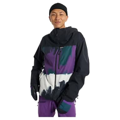 Burton - Lodgepole True Black/Forest Chalk Herren-Skijacke – Schwarz