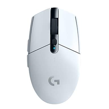 Logitech G305 LIGHTSPEED kabellose Gaming-Maus mit HERO 12K DPI Sensor, Wireless Verbindung, 6 programmierbare Tasten, 250 Stunden Akkulaufzeit, Leichtgewicht, PC/Mac - Weiß