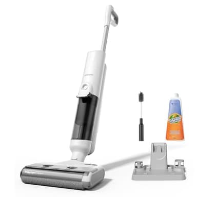 Proscenic F10 Pro Nass Trockensauger, Saugwischer Smart 3 in 1, Leichtgewicht, Leise kabelloser Staubsauger mit Wischfunktion, Selbstreinigungs und Trockenfunktion LED-Display, für Hartböden Tierhaare