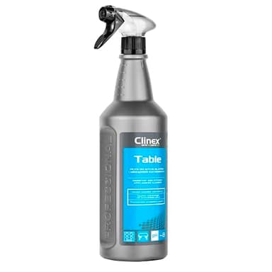 CLINEX Küchenfronten-Reiniger/Flüssigkeit 1l - 1 Liter/Küchenreiniger-Spray entfernt streifenfrei Verschmutzungen/zum Reinigen von Arbeitsplatten und Küchengeräten/Auf Alkoholbasis / 77-038