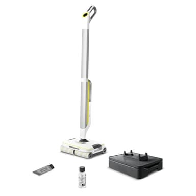 Kärcher Hartbodenreiniger FC 8 Smart Signature Line, kabelloser Bodenreiniger mit 4 rotierenden Mikrofaserwalzen, mit App, Akkulaufzeit: ca. 60 min, Flächenleistung pro Akkuladung: ca. 230 m²