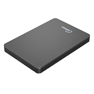 Sonnics Externe tragbare Festplatte Typ C USB 3.1, kompatibel mit Windows PC, Mac, Smart TV, XBOX ONE/Series X & PS4/PS5, 2 TB, Grau