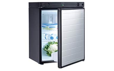 DOMETIC RF 60 Mini-Kühlschrank, 50 mbar, 61 L, Lautloser Freistehender Absorber-Kühlschrank für Camping, Wohnwagen und Reisemobil für D, A, CH