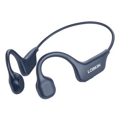 LOBKIN Knochenschall Kopfhörer Bluetooth,Open Ear Kopfhörer Kabellos Bone Conduction Headphones,Sportkopfhörer Kopfhörer für Fitness Radfahren Fahren Laufen