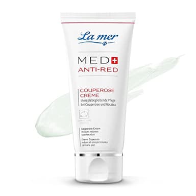 La mer MED+ Anti-Red - Couperose Creme Tag und Nacht - Reduziert Hautrötungen im Gesicht - Intensive Pflege für gereizte Haut - 50 ml