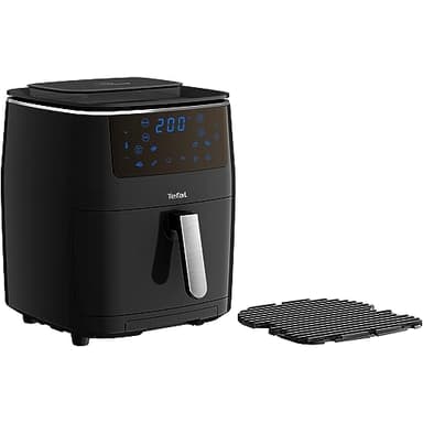 Tefal Easy Fry Grill & Steam Heißluftfritteuse, 3-in-1 (Air Fryer, Grill und Dampfgarer), 7 automatische Programme, 6,5 Liter, energiesparend, gesunde Friteuse ohne Öl, schwarz, FW2018