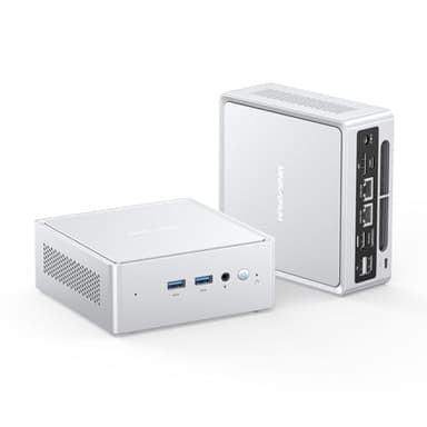 MINIS FORUM NAB8 Plus Mini PC, Intel Core i7-12800H (14C/20T, up to 4.8GHz), 32GB DDR4 RAM 1TB M.2 SSD, HDMI/DP / USB4,2.5 Inch HDD/SSD Slot,USB-A x 4,Dual 2.5G LAN,Wi-Fi6E / BT5.3,Mini PC Oculink