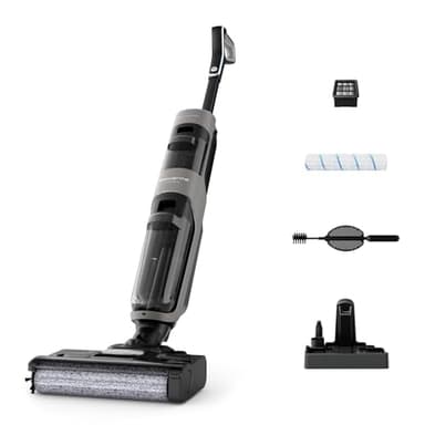 Rowenta X-Clean 4 grau GZ5036WO, kabelloser Nass-und Trockenstaubsauger