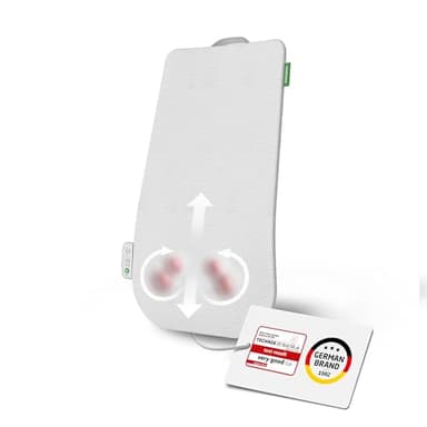 medisana MC 600 Rückenmassagegerät mit Wärme, Shiatsu Massagegerät mit extra großer Massagefläche, Massagematte für Rücken, Taille und Schultern, leicht transportierbar, leicht und leise