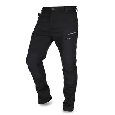 PUMA Workwear ProOne Alpine gefütterte Hosen Herren - Outdoor Hosen für Herren - Winddicht & Wasserabweisende Softshellhose - Elastische Arbeitshose Wanderhose Herren Winter - Schwarz - L