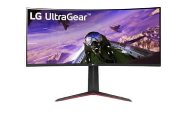 LG Electronics 34GP63AP-B.AEU UltraGear™ UWQHD Curved Gaming Monitor 34", 3440 x 1440, 21:9, 5 ms GtG, 160 Hz, HDR10, Motion Blur Reduction, AMD FreeSync™ Preminum- Schwarz