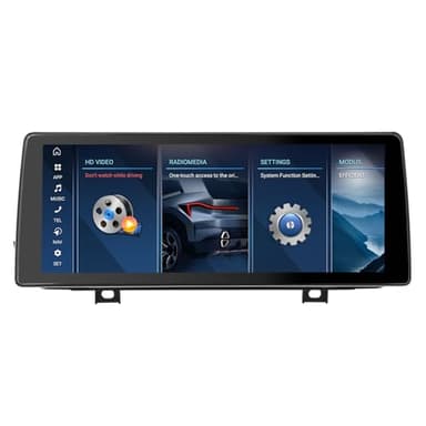 Erisin 8-Kern 4GB+64GB 10.25 Zoll Android 14 Autoradio Bluetooth GPS Navi für BMW 2er F45 F46 F22 NBT System Unterstützt OEM iDrive Kabelloses CarPlay Android Auto WiFi 4G DAB+ USB DSP IPS Bildschirm