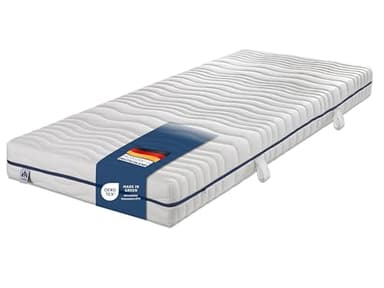 Irisette Stella orthopädische 7-Zonen Kaltschaummatratze, Härtegrad 5 (extra fest), 90 x 200 cm, Öko-Tex Zertifiziert, produziert in Deutschland