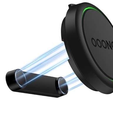 Unlicaku Magnetische Autohalterung für OOONO CO-Driver NO2, mit Eingebauten Metallplättchen, Fester Halt, mit 3M Kleber überall im Auto Platzierbar, Einfache Montage, für OOONO NO2 Blitzerwarner