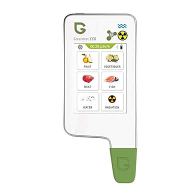 Greentest Unisex – Erwachsene Eco 6 Messger t zur Messung von Nitraten Wasserh rte und radioaktiver Strahlung, Weiß, kompakt EU