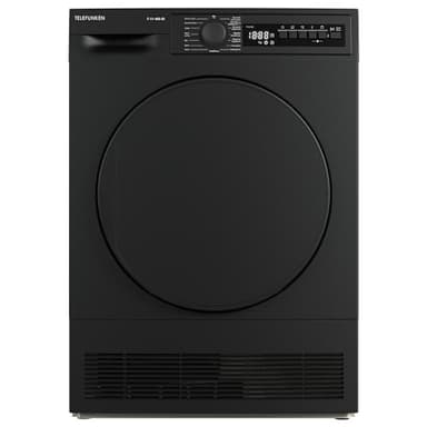 Telefunken T-11-400-DI Kondenstrockner / 7kg Trockner mit 15 Programmen, Startzeitvorwahl, Knitterschutz & reversierenden Trommelbewegungen, dark-inox