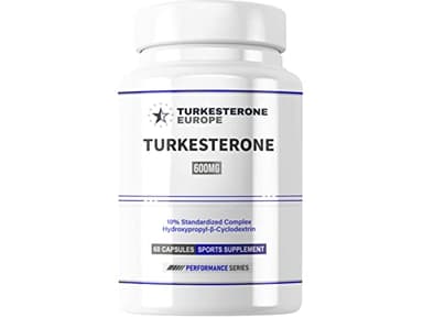 Turkesterone 10% Komplex mit Hydroxypropyl-Beta-Cyclodextrin - 60 Kapseln (600mg) - Turkesterone Europe®