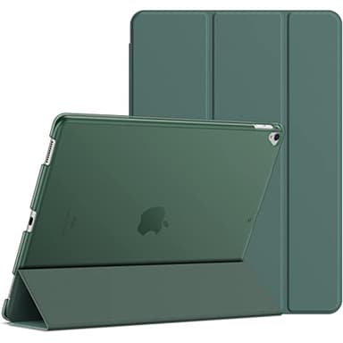 JETech Hülle für iPad Pro 12,9 (1. und 2. Generation, Modell 2015 und 2017), Schutzhülle mit Auto Schlaf/Wachen (Neblig Grün)