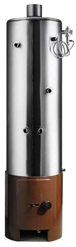 Badeofen Edelstahlbehälter druckfest ZW100 mit Wärmetauscher