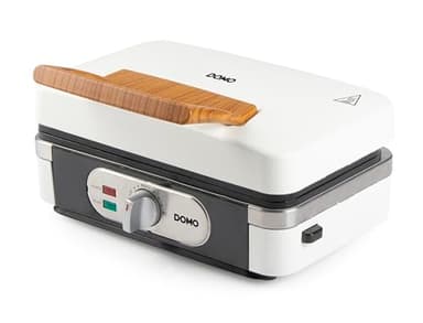 DOMO DO9277C Snackmacher 3-in-1 - Sandwichmaker - Waffeleisen - Kontaktgrill - 1100W - Weiß