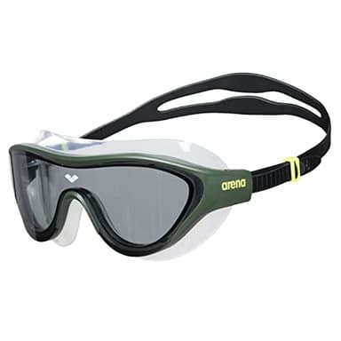 arena The One Mask Anti-Fog Schwimmmaske für Erwachsene, Schwimmmaske mit Großen Gläsern, UV-Schutz, Selbstjustierender Nasensteg, Orbit-Proof Dichtungen