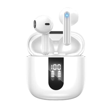JBES Kopfhörer Kabellos Bluetooth 5.4, In Ear mit 6 ENC Mikrofon Bluetooth Kopfhörer, 60 Std Stereo Kabellose Kopfhörer Noise Cancelling Earbuds, USB-C, IP5 Wasserdicht Ohrhörer für Arbeit Sport