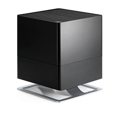 Stadler Form Luftbefeuchter Oskar mit Hygrostat / für Räume bis 50 m² / energiesparend / leise / dimmbare LEDs / Nachtmodus / für Duftstoffe geeignet / Auszeichnung ÖKO TEST 11-2018 / Farbe schwarz