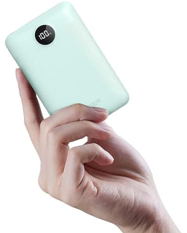 VEGER Power Bank 20000mAh klein 22.5W, Powerbank USB C Schnelles Aufladen Externe Handyakkus PD/QC3.0, Klein Aber Stark Akkupack Tragbares Ladegerät kompatibel mit iPhone iPad Samsung Tablet usw