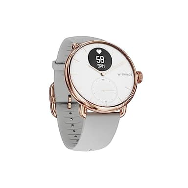 Withings ScanWatch - Hybrid Smartwatch mit EKG, Herzfrequenzsensor & Oximeter, Multisport Hybrid Smartwatch Herren/Damen, 30-Tage Akkuladung, Aktivitäts- & Schlaftracking, Android/iOS kompatibel
