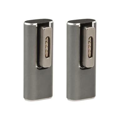 Flylin 2 Pcs USB C Magnet Adapter, USB C zu Magnetische T-Spitze für MacBook Pro/Air nach 2012 Ersatz MacBook Netzteil, USB C zu Magnetic T-Spitze Konverter für MacBook Air/pro