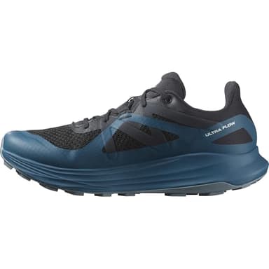 Salomon Ultra Flow Gore Tex Herren Trail-Laufschuhe, Outdoor-bereit, Dämpfung von der Straße bis auf die Trails, Gemischtes Gelände, Black, 44
