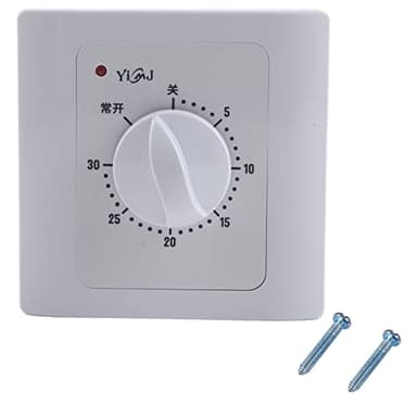 Timer Unterputz, Countdown Timer Schalter, Zeitschalter Unterputzdose, 1 Stück Ac 220 V 10 A 30 Min. Elektrischer Zeit-Countdown, Digitaler Zeitstecker, Zeitschaltuhr, Steuersteckdose